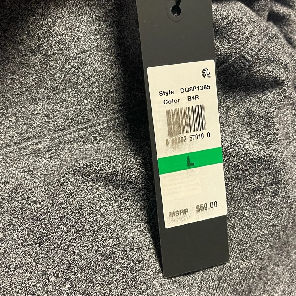 DONNA KARAN ACTIVE LEGGINGS PANTS ANKLE WOMEN CUT OUT BACK COLOR GREY SIZE LARGE - Picture 13 of 14